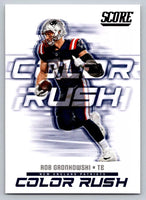Rob Gronkowski 2018 Score Color Rush Mint Card #16
