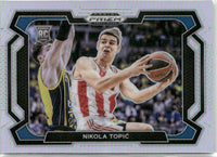 Nikola Topic 2024 2025 Panini Prizm Draft Picks Silver Variation Series Mint Rookie Card #10
