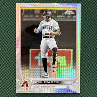 Ketel Marte 2022 Topps Chrome Prizm Series Mint Card #124
