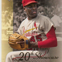 Bob Gibson 2001 Upper Deck Hall of Famers 20th Century Showcase Mint Card #S8