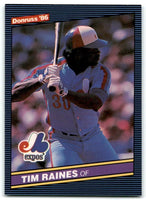 Tim Raines 1986 Donruss Series Mint Card #177
