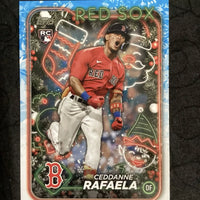 Cedanne Rafaela 2024 Topps Holiday Series Mint Rookie Card #H121