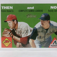 Randy Johnson 2003 Topps Heritage Then and Now Series Mint Card #TN9