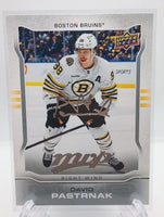 David Pastrnak 2024 2025 Upper Deck MVP Silver Script Mint Card #MR9
