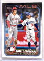 Shohei Ohtani and Mookie Betts 2024 Topps Elites Series Mint Card #138
