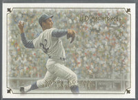Sandy Koufax 2007 UD Masterpieces Series Mint Card #26
