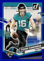 Trevor Lawrence 2023 Donruss Press Proof Blue Series Mint Card #139

