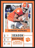 DeAndre Hopkins 2017 Panini Contenders Season Ticket Series Mint Card #25
