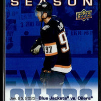 Connor McDavid 2023 2024 Upper Deck Monster Season Mint Card #MS-49