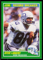 Steve Largent 1989 Score Series Mint Card #327

