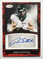 Drew Estrada 2022 SAGE Artistry RED Autograph Mint Rookie Card #A-DE
