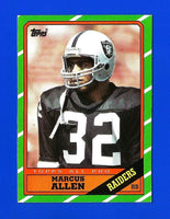Marcus Allen 1986 Topps Series Mint Card #62
