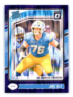 Joe Alt 2024 Donruss Optic Purple Shock Rated Rookie Series Mint Card #254

