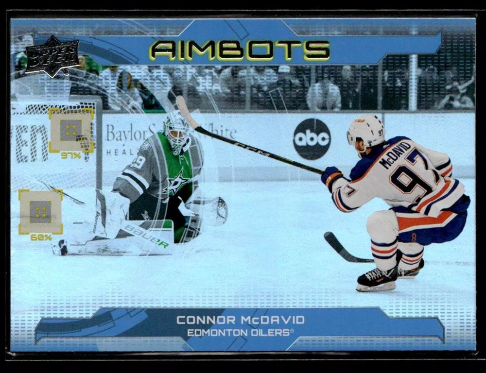 Connor McDavid 2024 2025 Upper Deck Aimbot Series Mint Card #AB-7