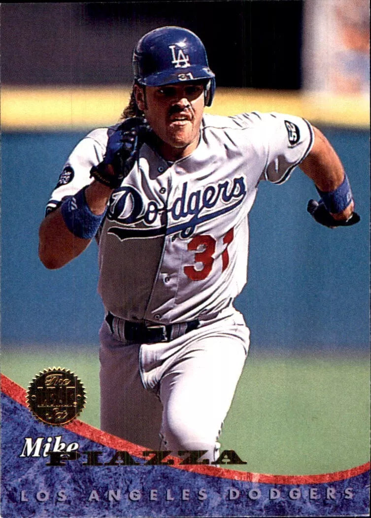 Mike Piazza 1994 Donruss Leaf Series Mint Card #436