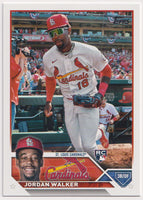 Jordan Walker 2023 Topps Photo Variation Series Mint Rookie Card #344
