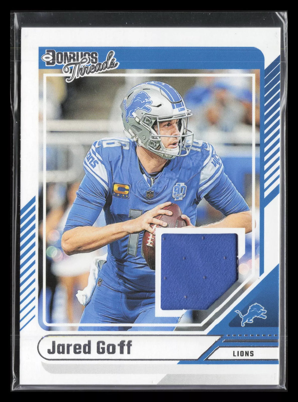 Jared Goff 2024 Panini Donruss Threads Series Mint Insert Card #DTH-JGO