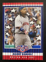 Manny Ramirez 2008 Topps Opening Day Flapper Card Series Mint Card #FC-MR
