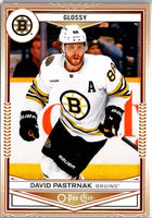 David Pastrnak 2024 2025 Upper Deck O-Pee-Chee Glossy Series Mint Card #OG-17
