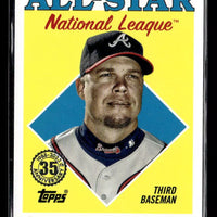 Chipper Jones 2023 Topps 35th Anniversary All-Stars Series Mint Card #88AS-5