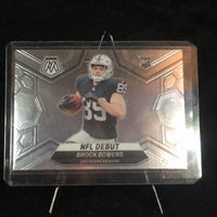 Brock Bowers 2024 Panini Mosaic NFL Debut Series Mint Rookie Card #286
