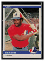 Tim Raines 1984 Fleer Series Mint Card #281
