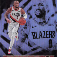 Damian Lillard 2020 2021 Panini  Illusions Series Mint Card #124