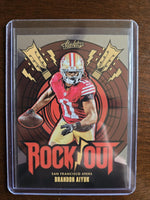 Brandon Aiyuk 2024 Panini Absolute Rock Out Series Mint Card #RO-BAK
