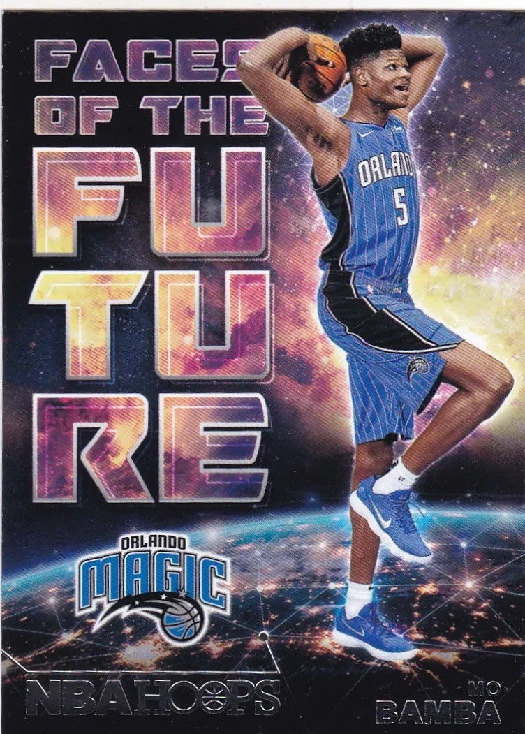 Mo Bamba 2018 2019 Panini NBA Hoops Faces Of The Future Series Mint Card  #6