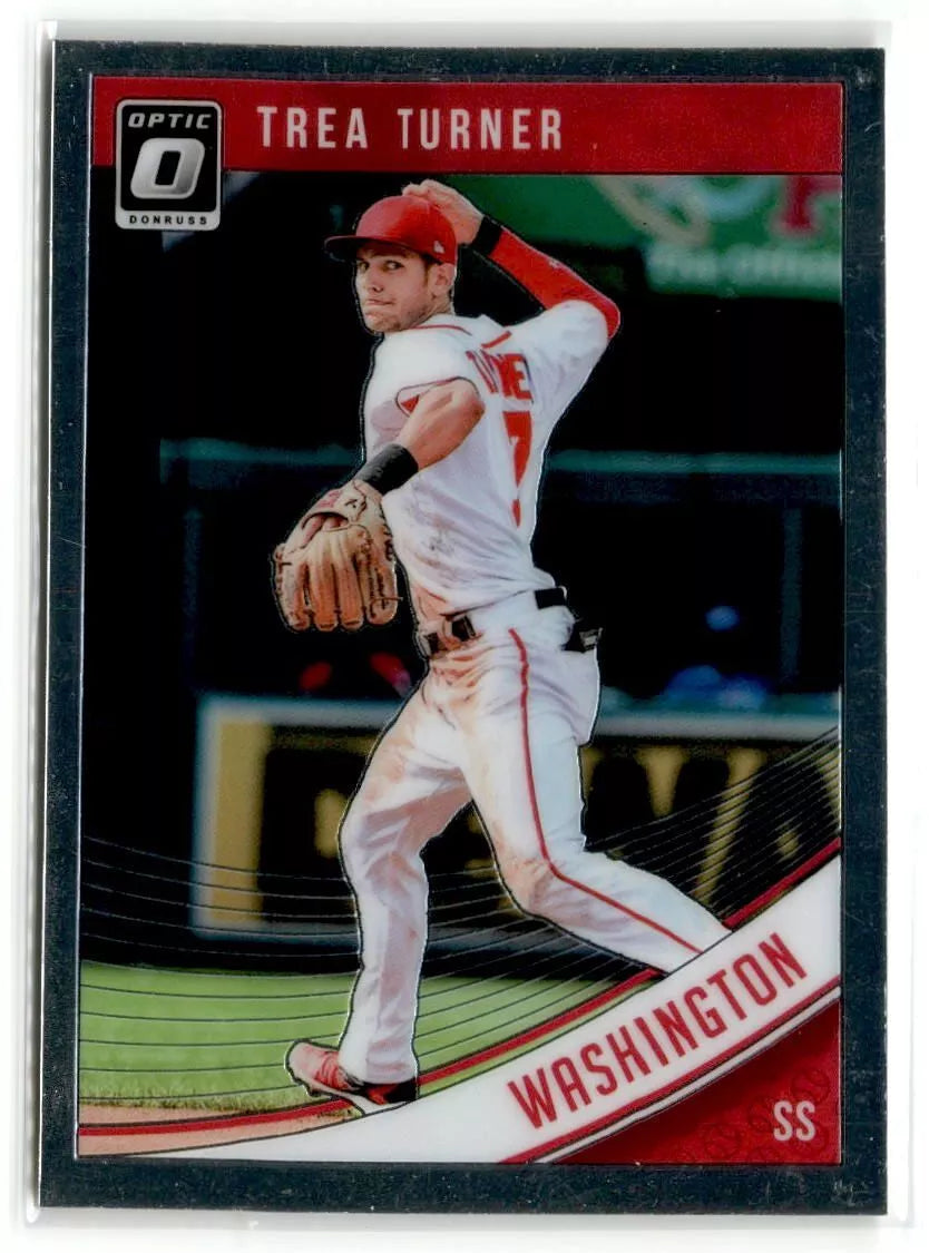 Trea Turner 2018 Donruss Optic Series Mint Card #161