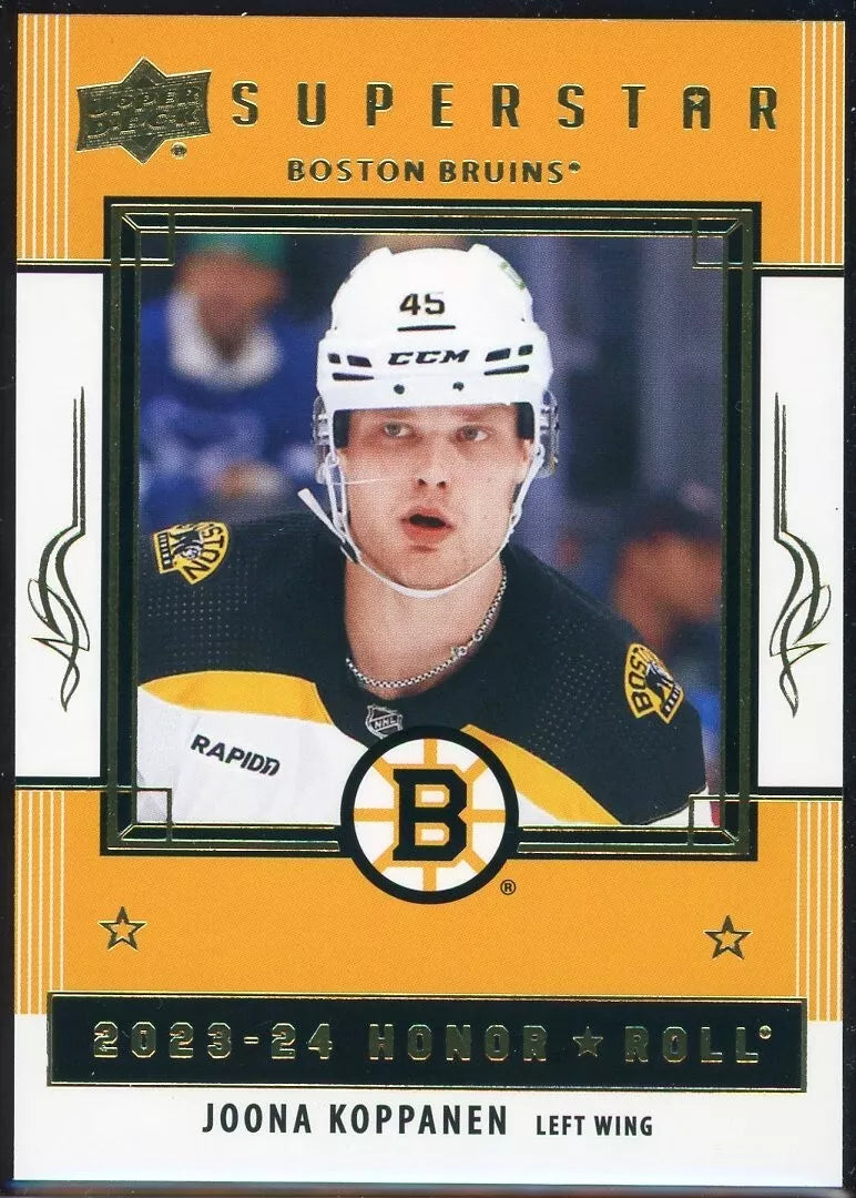 Joona Koppanen 2023 2024 Upper Deck Superstar Honor Roll Mint Card #HR46