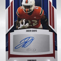 Jaden Davis 2024 SAGE ROOKIE Autograph Card #A-JD2