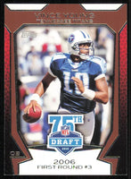 Vince Young 2010 Topps Football Draft 75th Anniversary Series Mint Card #75DA-23
