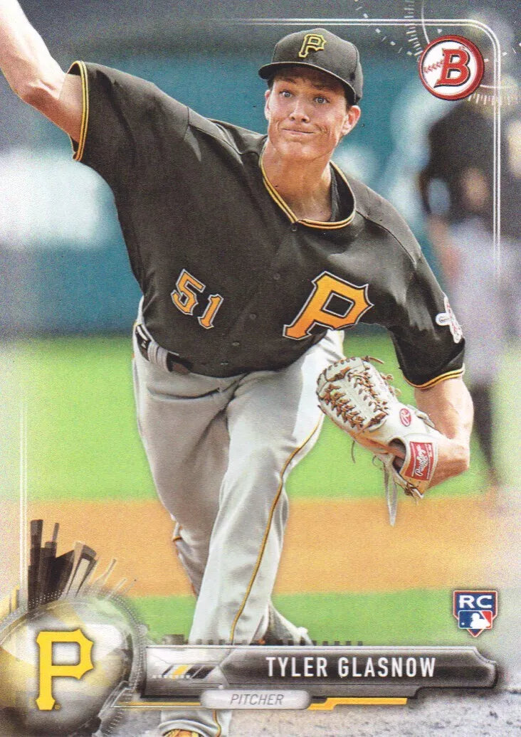 Tyler Glasnow 2017 Bowman Prospect Series Mint Card #56
