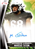 Marcus Tatum 2022 SAGE Autographed Card #A-MT
