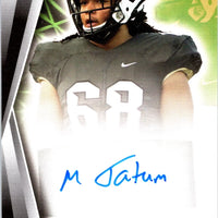 Marcus Tatum 2022 SAGE Autographed Card #A-MT