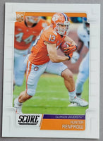 Hunter Renfrow 2019 Score Series Mint Rookie Card #385

