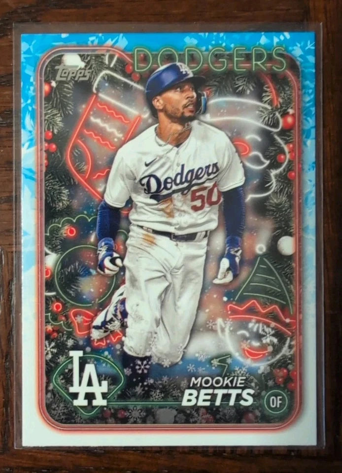 Mookie Betts 2024 Topps Holiday Series Mint Card #H135