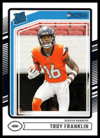 Troy Franklin 2024 Donruss Rated Rookie Series Mint Card #338
