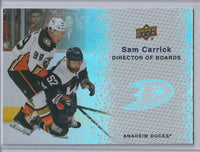 Sam Carrick 2023 2024 Upper Deck Director of Boards Mint Card #DB-3
