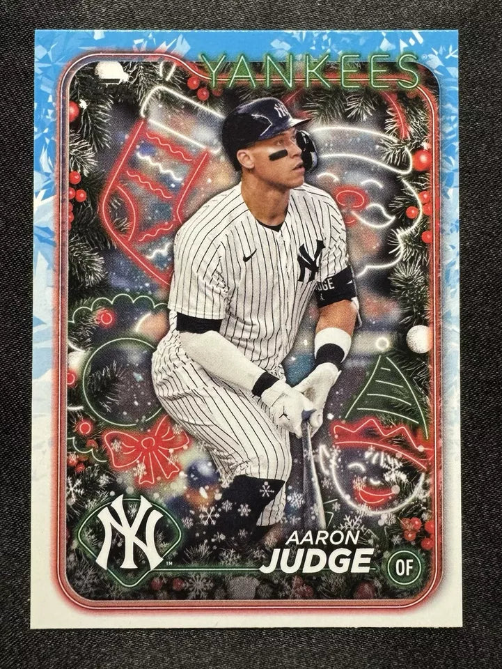 Aaron Judge 2024 Topps Holiday Series Mint Card  #H99