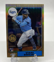 Vidal Brujan 2022 Topps Chrome 1987 35th Anniversary Series Mint Card #87BC-17
