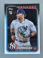 Jasson Dominguez 2024 Topps Factory Set Variation Series Mint Rookie Card #60
