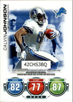 Calvin Johnson 2010 Topps Attax Code Card Series Mint Card
