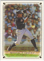 Miguel Cabrera 2007 UD Masterpieces Series Mint Card #37
