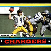 Dan Fouts 1986 Topps Team Leaders Series Card #230