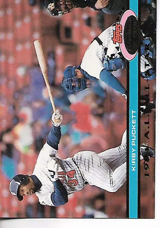 Kirby Puckett 1991 Topps Stadium Club Dome Series Mint Card #145