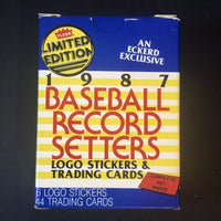 1987 Fleer Baseball Record Setters Baseball 44 Card Boxed Set
