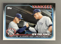 Aaron Judge / Anthony Rizzo 2024 Topps New York Power Series Mint Card #315
