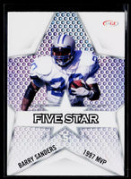 Barry Sanders 2024 SAGE Five Star Silver Series Mint Card #FS-4
